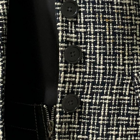 NWT Michael Kors Tweed Jacket 100% Leather Mini Skirt  Size 2 - Picture 12 of 12